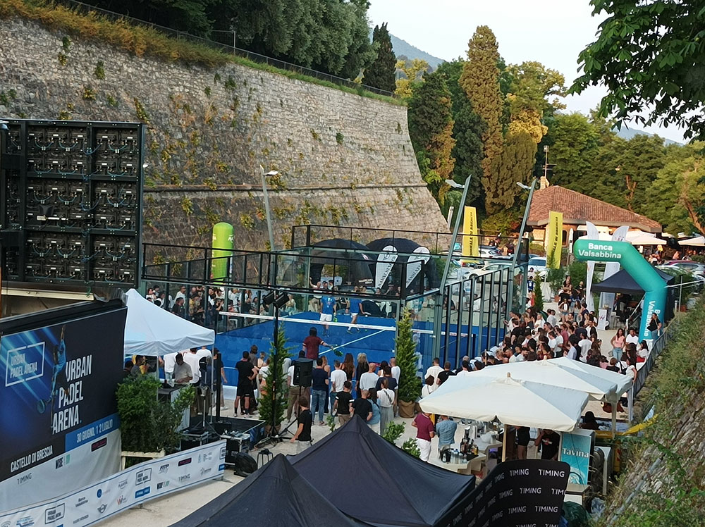 Spettacolo a Brescia per la Urban Padel Arena!