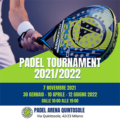 News: 12 Giugno: Quarta e ultima tappa del Padel Tournament al Quintosole 12 Giugno: Quarta e ultima tappa del Padel Tournament al Quintosole