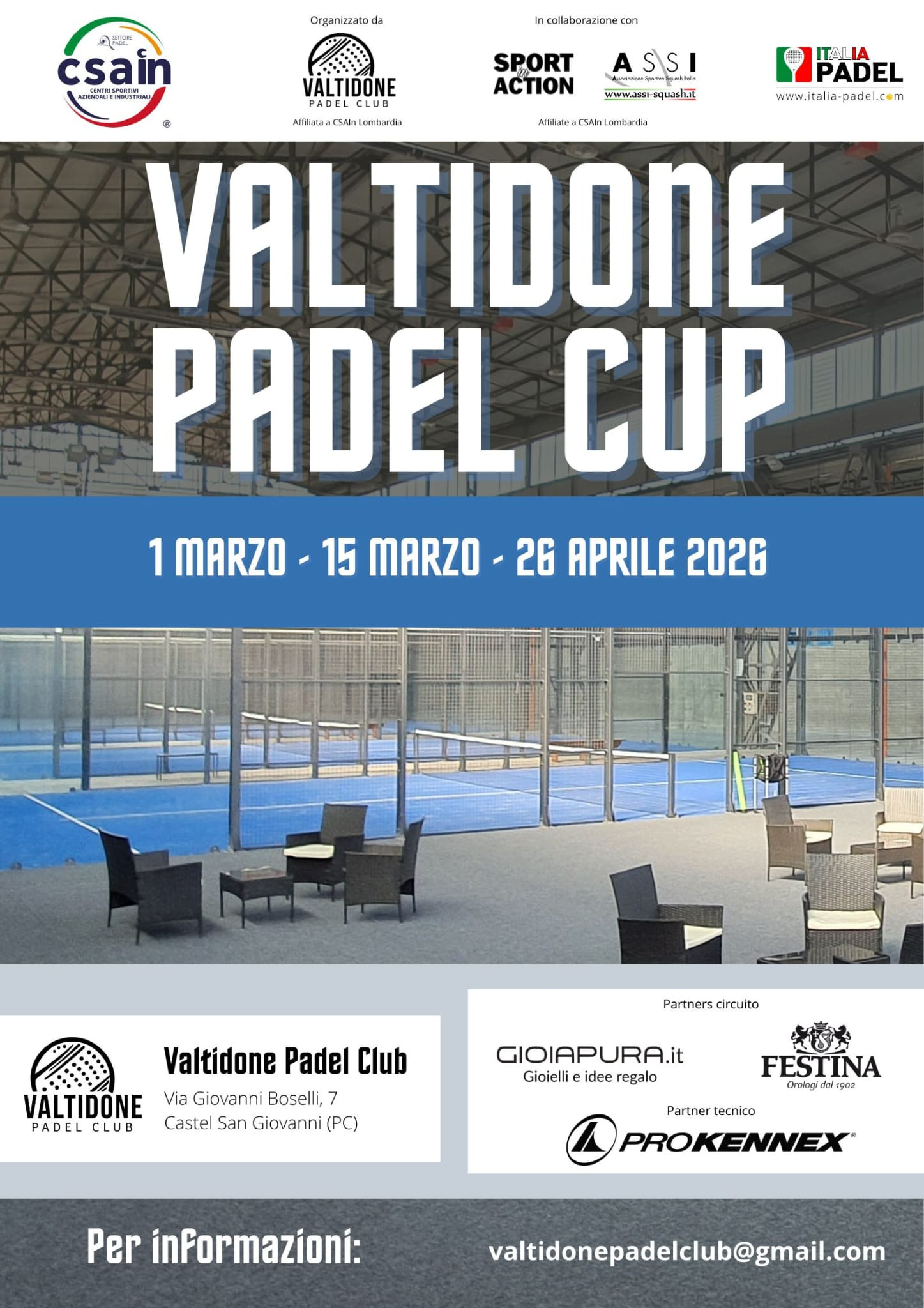 Valtidone Padel Cup 2026